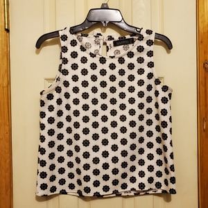 Cute Floral Professional Top (US 2, UK 8)